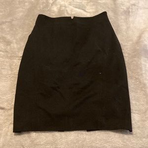 Black pencil skirt